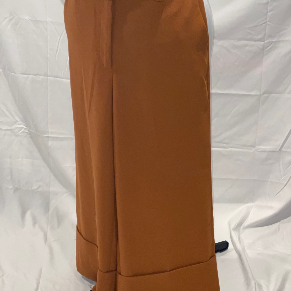 Jcrew wide leg high waist cropped pant